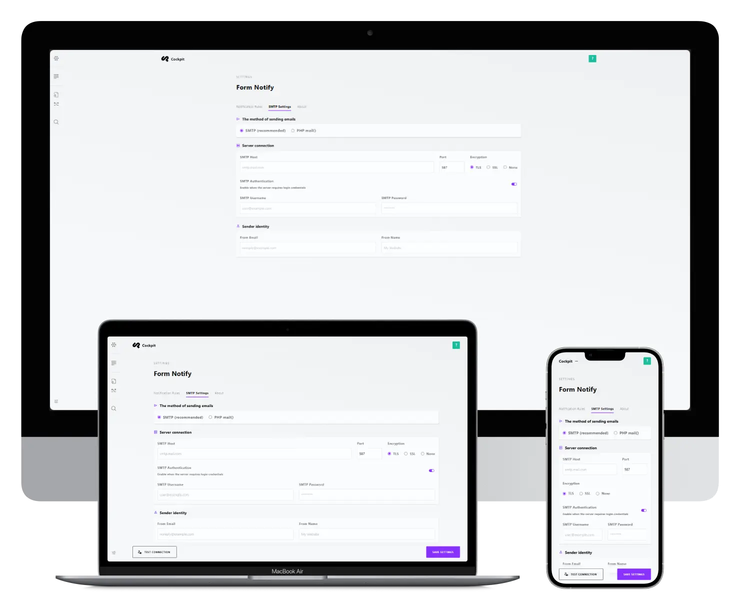 Cockpit Form Notify